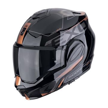 Modularer Helm Scorpion EXO Tech Evo Traveller Kupfer