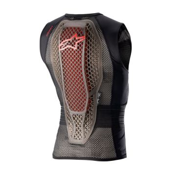 Alpinestars NUCLEON FLEX PRO Schutzweste Transparent Rauchrot Schwarz
