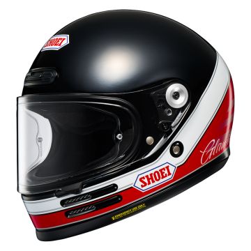 Integralhelm Shoei Glamster 06 Abiding Rot aus Fiberglas
