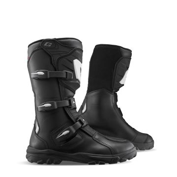 Motorradstiefel Leder Gaerne G_ADVENTURE AQUATECH Schwarz
