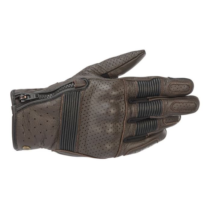 Oscar by Alpinestars RAYBURN V2 LEATHER GLOVES Tobacco Brown