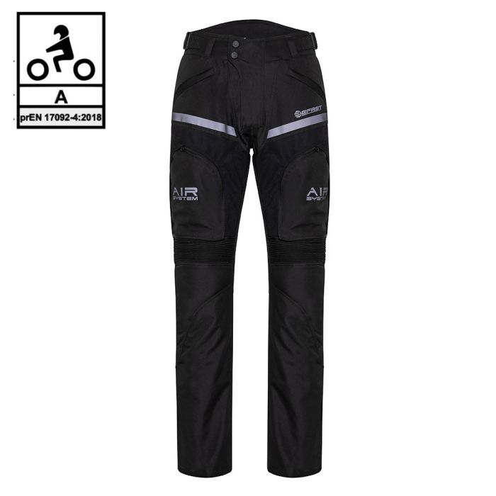 Pantaloni moto touring Befast KLIMA PANT 3 strati Nero