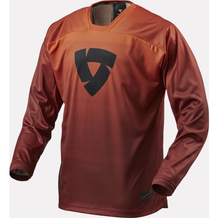 Rev'it Dirt Scramble cross jersey Burgundy Red Orange
