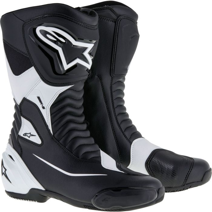 Alpinestars SMX S racing boots black white