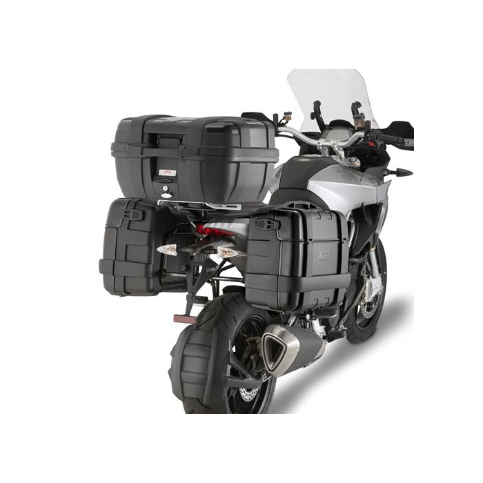 Givi TRK46B TREKKER Monokey with aluminum finish 46lt black